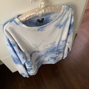 SPLENDID Tie Die Lightweight Thermal Top